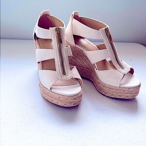 MICHAEL Michael Kors Platform Espadrille Wedge Sandals #NWT